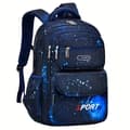 New Starry Sky Kids Backpack for Boys - Lightweight, Durable, and Stain-Reducing with Back Support