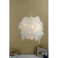 White Feather Pendant Lamp - EXBON - E27 40W - diameter 22cm - for outdoor office