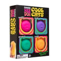 NeeDoh Cool Cats Squishy Leketøysett Mykt Sensorisk Stresslindrende Fidget Leketøy Søt Kattegave 4 STK