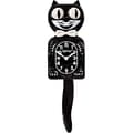 Small Classic Black Clock, 32.4 cm (12.75 inches), with Rolling Eyes and Shaker