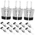 20 pcs Clothes Pegs with Hanging Loop - Mini Clothes Pegs for Clothesline - PVC Duvet Clip