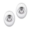 (Silver) Egg Separator - Kitchen - Stainless Steel - 14 cm - Practical - Perfect for Baking