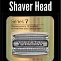 Braun Series 7 70s Erstatningshode for Elektrisk Barbermaskin Sølv