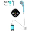Bärbar Camping Duschpump Uppladdningsbar Elektrisk Duschpump med Smart Digital Display, 6000mAh, DUBUNS