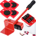 Furniture Lift 150 kg - Lifting Set with 4 Rollers