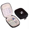 Mini Portable Travel Medicine Bag - First Aid Kit Organizer, Compact Medical Storage