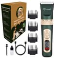 Professional Cordless Pet Hair Clipper with Ceramic Blade and Digital Display, Compatible with Various Animals