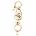 Väskberlocker för handväskor - Söt handväskkedjeberlock - Väskaccessoarer Berlocker för kvinnor Lock Key -White