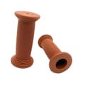 2x Kids Bike Grips Easy to Install Replacement Covers Bicycle Handlebar Grips Brown