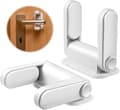 Rotating Window Lock, 2 Pieces, Child Safety Window Door Lever Lock