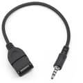 USB to 3.5mm Jack Adapter - USB 2.0 to Male Stereo Audio Jack, 2pcs for PC & Devices