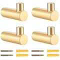Miniatyrbild 1 av 4: (Copper) Clothes Hook - Brass - 4 pieces - Copper color - Modern design - Indoor use