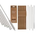 4-pack - Glass Straws - 20 cm