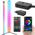 Gulvlampe RGB - Hjørnebelysning for soverom