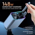 Miniatyrbilde 2 av 5: 148W PD 66W Billader, Uttrekkbar USB Type C Hurtiglader