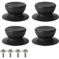 4-pack Lockknoppar - Svart
