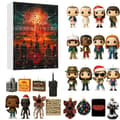 Havsglas Tomte Adventskalender 2026 – Liten Tomte Julnedräkning Stranger Things C