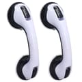 TMISHION Curved Shower Bar - Heavy Duty Plastic Shower Handle - Tool-Free Installation