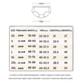 Miniatyrbillede 3 af 4: (s-Sort) Dame Menstruationstrusser - Plus Size - Sort - Lækagesikre Black s