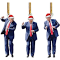 Miniatyrbild 1 av 5: Julgranspynt 2024 Set med 3 Pynt för Julgran, Dansande Pynt, Julgåvor Hängande Juldekorationer 3PCS