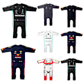 Miniatyrbild 2 av 3: 2023 F1 Ny Säsong Sport Baby Jumpsuit Nyfödd Baby Pojkar Jumpsuit Romper Långärmad Höst Vår Kläder F 9M