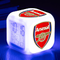 Miniatyrbild 1 av 5: Fotboll LED nattlampa digital lampa sovrum 7-färgsbyte present barn pojkar A