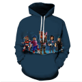 Miniatyrbild 1 av 3: ROBLOX 3D-tryck Barnkappa Långärmad Cartoon Casual Hooded Tops A 130cm