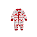 Miniatyrbild 2 av 5: Familjematchande pyjamas för barn, spädbarn, jul, julhjortstryck, vuxen nattkläder, pyjamas, pyjamasset Baby 6-9M