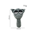Miniatyrbilde 1 av 5: Sprunki Plysjdukke, 25 cm Sprunky Wenda og Gray Plysjleker, Sprunk Myke og Morsomme Utstoppede Leker Dukker for Fans og Venner Bursdag Grey