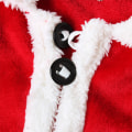 Miniatyrbild 3 av 8: 4PCS Baby Julrock, Byxor, Sockor & Mössa Set Jultomten Anpassad red 80cm
