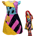 Pikkukuva 1 / 5: Painajainen ennen joulua Sally -mekko Halloween-lasten asu 100cm