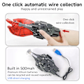 Miniatyrbild 4 av 9: Launcher Toy + Gratis Spiderman Kostymhandskar Spider-Man WebShooter Dart Blaster Black