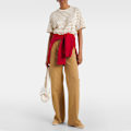 Miniatyrbild 5 av 5: LORO PIANA Charms Walk Utsmyckade Mockamules Tofflor Apricot 39