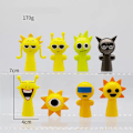 Miniatyrbillede 1 af 4: 8 stk. Sprunki Actionfigurer Blødt legetøj Perfekt til komfort og fantasi Julegave, fest C