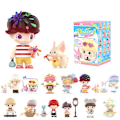 Miniatyrbild 1 av 9: Pop Mart Labubu The Monsters Date Day Series Labubu Blind Box Samlarfigur Slumpmässig Samlarobjekt Kreativ Gåva (1 Blind Box, 9cm)