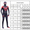 Miniatyrbild 6 av 6: Kids Boys Miles Morales Spider-Man Cosplay Kostym Jumpsuit Miles Morales 9-11Years = EU134-146