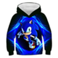 Miniatyrbild 3 av 5: Pojke Flicka Cartoon Igelkott Sonic Hoodie Jumper Jacka Vinter 160cm