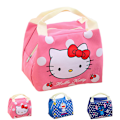 Miniatyrbild 4 av 5: Isolerad lunchväska Lunchlåda för kvinnor män Återanvändbar Stich Lunch Tote Bag för arbete Pink Cat