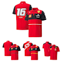 Miniatyrbild 2 av 3: ScuderiaFerrari F1 Racing Kläder Herr Klassisk Pikétröja Fans Gåva #3 XL