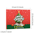 Miniatyrbild 3 av 6: Julkalender för nedräkning till jul, sminkpresentset, inkluderar ögonbrynsblindlåda, festpresenter