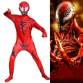 Miniatyrbild 1 av 5: The Amazing Spider-Man Carnage Cosplay Kostym Barn Pojkar Kläder Carnage 7-9Years = EU122-134