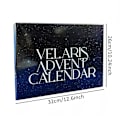 Miniatyrbillede 2 af 4: 2024 Velaris Julekalender 2024, 12 Dages Julekalender med 12 stk. Smykker & Papirvarer & Gadget Gaver til at Åbne Hver Dag