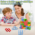 Miniatyrbild 8 av 8: 24 Stycken Tetra Pak Stapelspel Brädspel Lämpligt för 2 Spelare+Familjespel, Fester, Resor, Barn- och Vuxenbyggklossleksaker 24PCS