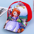 Miniatyrbild 1 av 3: SOFIA THE FIRST Baseball keps för barn pojke flicka Red SOFIA THE FIRST