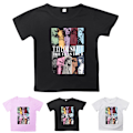 Miniatyrbild 4 av 5: Barn Tonåringar Taylor Swift T-shirt Kortärmad Crew Neck Tee Cartoon Casual Toppar Sommar Pink 130cm
