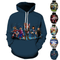 Miniatyrbild 2 av 3: ROBLOX 3D-tryckta barnkappa långärmad tecknad casual huvtröja A 140cm
