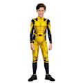 Miniatyrbild 3 av 7: Deadpool & Wolverine Cosplay Kostym Herr Halloween Jumpsuit Bodysuit Maskeraddräkt Yellow 2XL