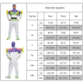 Pikkukuva 5 / 5: Toy Story Buzz Lightyear Haalarit Miesten ja Naisten Kävely Sarjakuva Lavaesitys Asut Cosplay Asut M