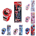 Pikkukuva 2 / 2: 3D-hohtavat digitaaliset kellot Hämähäkkimies, Avengers, Frozen, Paw Patrol Trolley