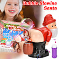 Miniatyrbild 4 av 5: Bubbelblåsande Tomte, Automatisk Bubbelmaskin Tomte, med Musik & Blinkande Ljus, Bubbelblåsare för Utomhus & Inomhus Red